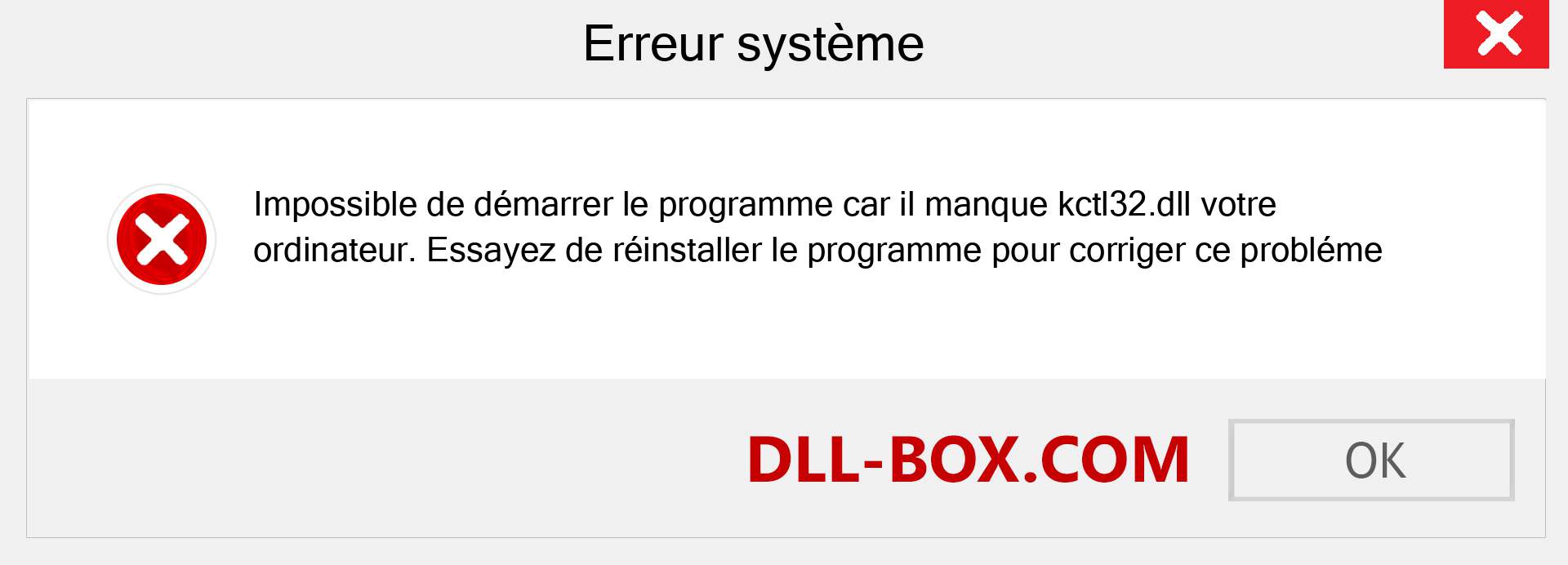 Le fichier kctl32.dll est manquant ?. Télécharger pour Windows 7, 8, 10 - Correction de l'erreur manquante kctl32 dll sur Windows, photos, images